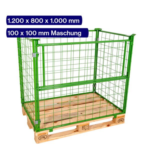 Gitteraufsatzrahmen 1000 mm mit 100 x 100 mm Maschen